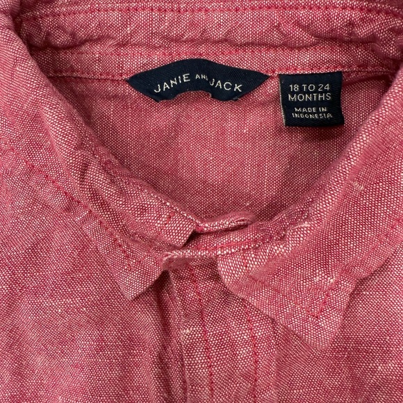 Janie and Jack Button Down - Picture 4 of 4